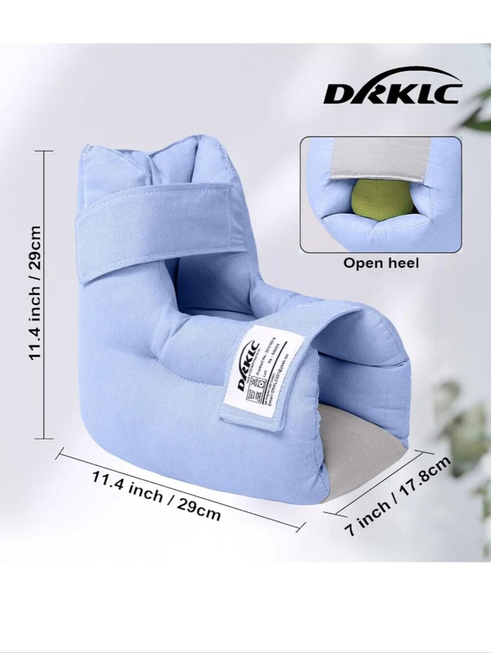 DRKLC Heel Protector Cushion Foot Ankle Pillow For Heel Pain Relief